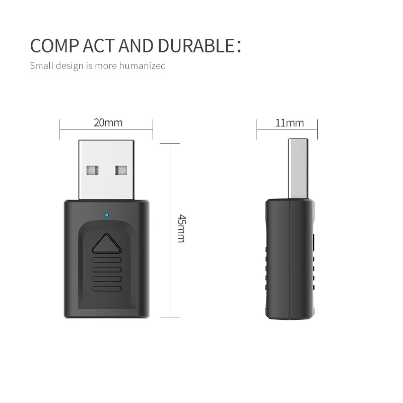 Камера с функцией 4-в-1 bluetooth 5,0 аудио Беспроводной приемник передатчик стерео AUX USB 3,5 мм адатпера комплект для ТВ ПК автомобиля