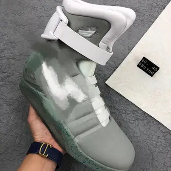 

2020 New Niki Air Mag Led Boots for Men,Women,USB Rechargeable Glowing Led Shoes Man Winter Boots Party Shoes Cool Soldier Boots