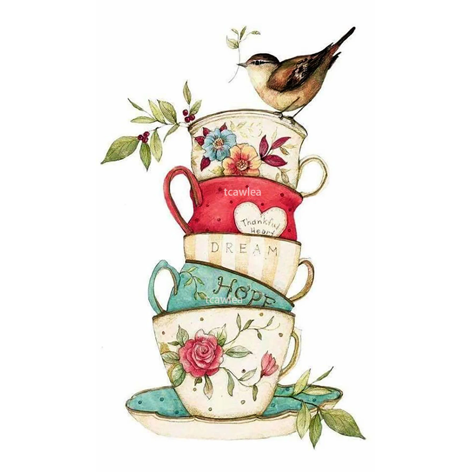

New 5-layer Coffee Cup Metal Cutting Dies Scrapbook Paper Craft Decoration Dies Scrapbooking Layering Flower Bird Dies