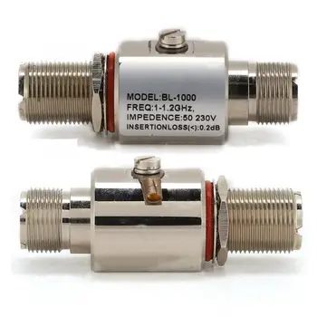 

BL-1000 1-1.2GHz 200W Arrester with PL259 Female/UHF Female/SO239/M Female to PL259 Female Interface cable organizer