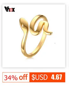 Vnox, стильные двухслойные кольца для женщин, вращающиеся кольца из нержавеющей стали 6 мм, повседневные женские ювелирные изделия