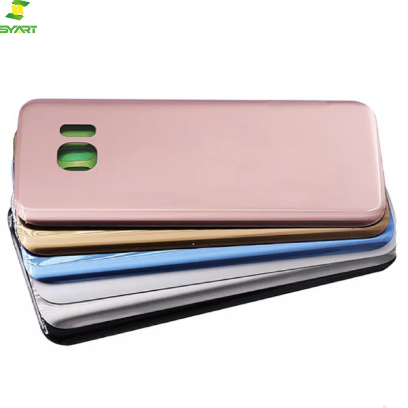 Для Samsung Galaxy S7 Edge G935 задняя крышка батарейного отсека заднее стекло + лента