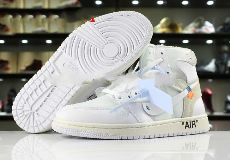 Ow зимние Off White Air унисекс Baskeball Jordan и барсуком; Для женщин Для мужчин Force 1/один большой Размеры Спорт на открытом воздухе с шарами;