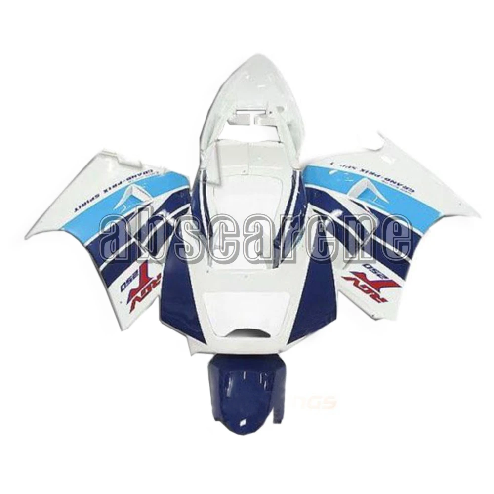 Полные Обтекатели для Suzuki RGV250 VJ21 1988 1989 RGV250 VJ21 88 89 ABS пластик кузова мотоцикла темно-синие белые панели наборы