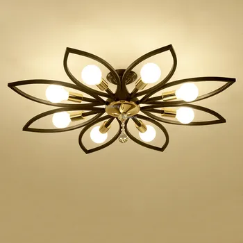 

American Style LED Ceiling Light Bedroom Creative Ceiling Lighting Luster Minimalism Living Room Ceiling Lamp Light Fixtures