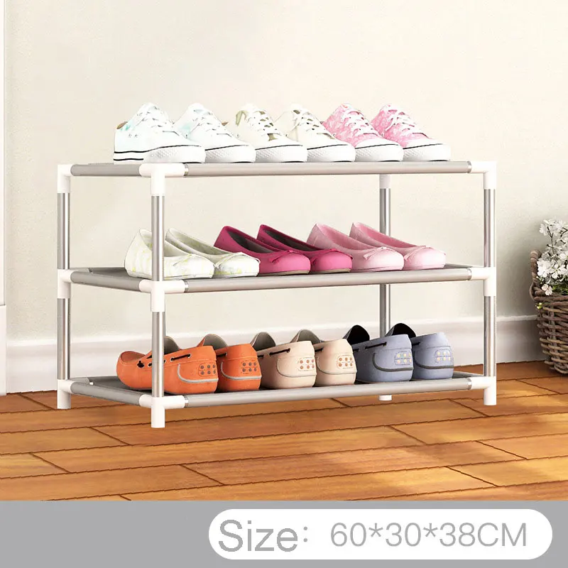 Non-woven Fabric Storage Shoe Rack Hallway Cabinet Organizer Holder 4/5/6/8/9 Layers Assemble Shoes Shelf DIY Home Furniture