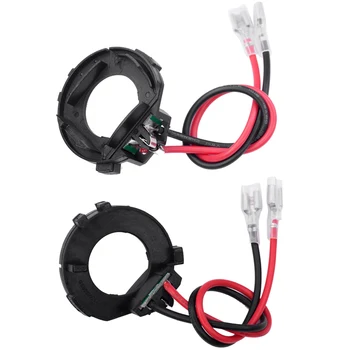 

YUNPICAR H7 LED Headlight Bulb Adapter Retainers Holder Socket Fit VW Golf 5 7 MK7 Jetta (Pack of 2)