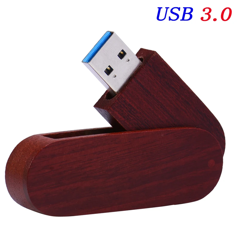 Free Custom Logo USB 3.0 flash drive Ballpoint Pen Case Memory Stick High Speed Pen Drive Wooden box Photography 32GB 64GB 128GB best pen drive 64gb USB Flash Drives