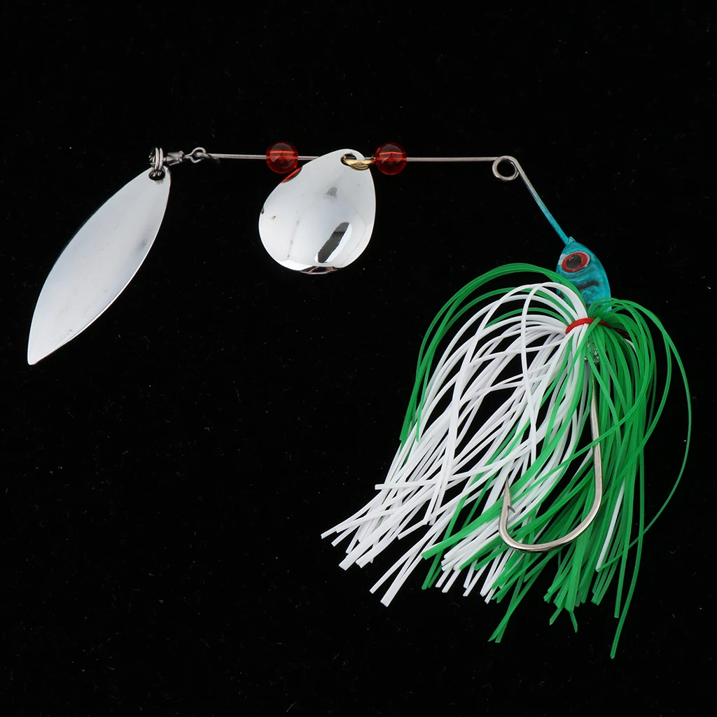Lifelike Metal Fishing Lure Spinner Bait Spoon Tackle Bass Crankbaits Spinnerbaits