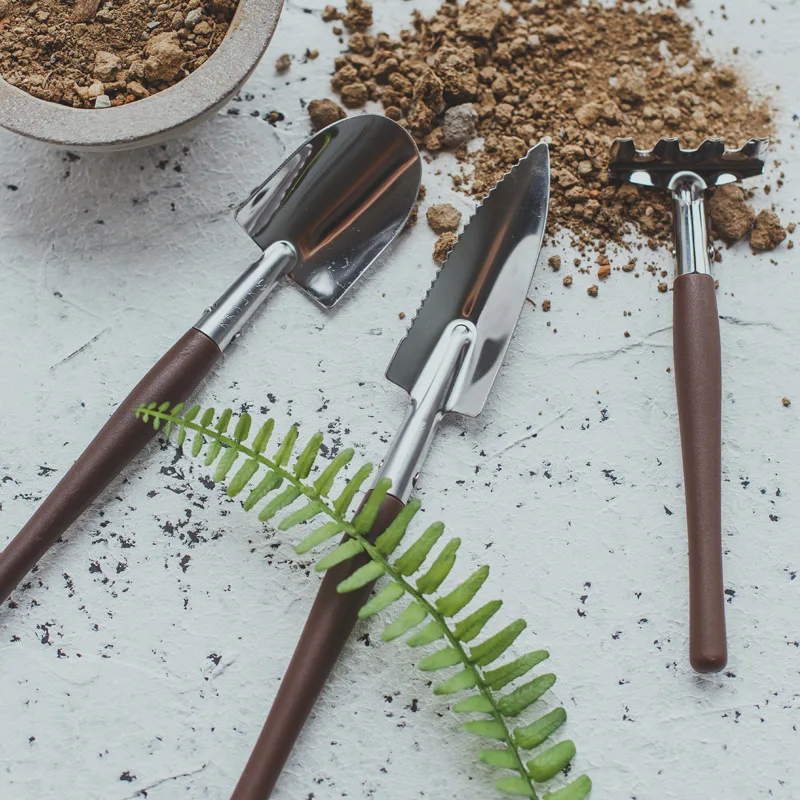 3 шт./лот Мини садовые горшечные цветы бонсай инструмент из алюминиевого сплава