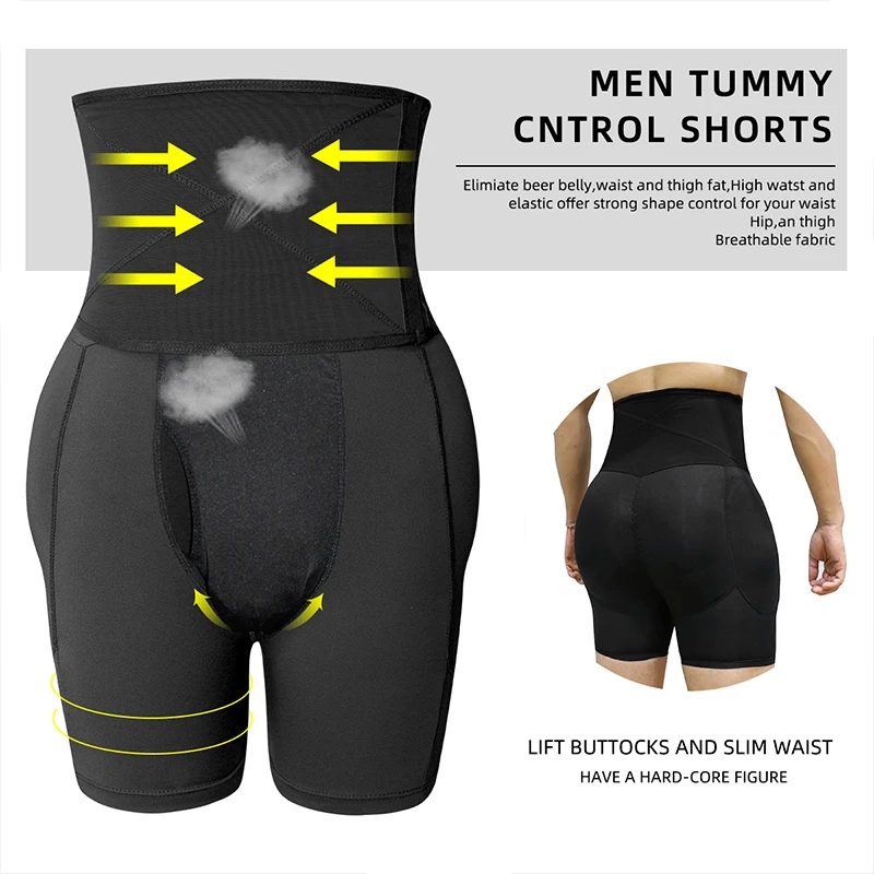 Men Shapewear Body Shaper Abdomen Girdle Modeling Strap Control Panties Slim  Waist Leg Tummy Trimmer Male Control Boxer Pant - AliExpress