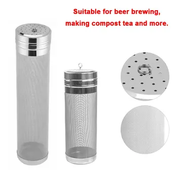 

7x29/7x18cm 300 Stainless Steel Hop Filter Homebrew Mesh Beer Filter Strainer Dry For Home Brew Spider Filter
