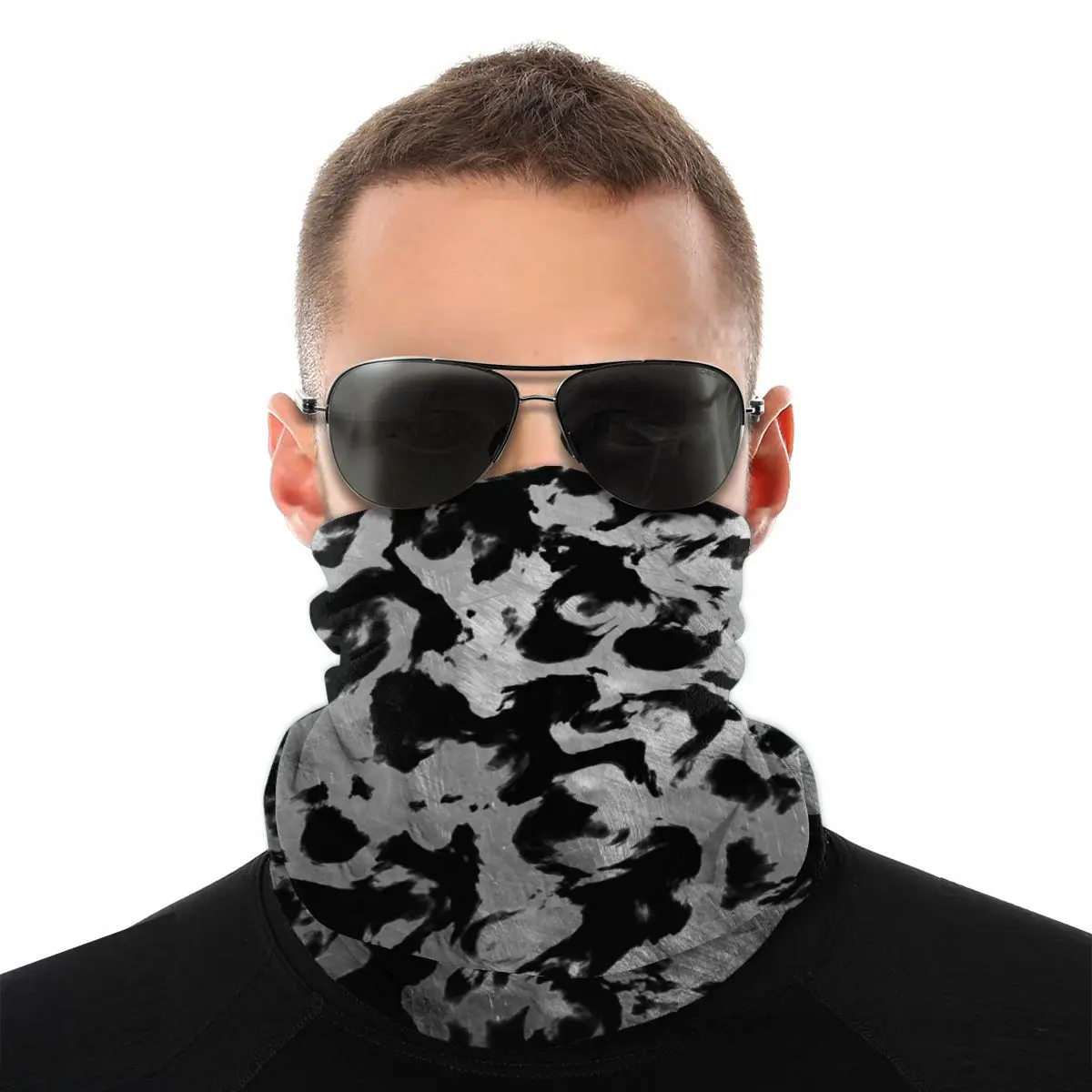 Abstract Magic Scarves Neck Face Mask Unisex Halloween Tube modern Balaclava Bandanas Protective Headband Cycling Camping |