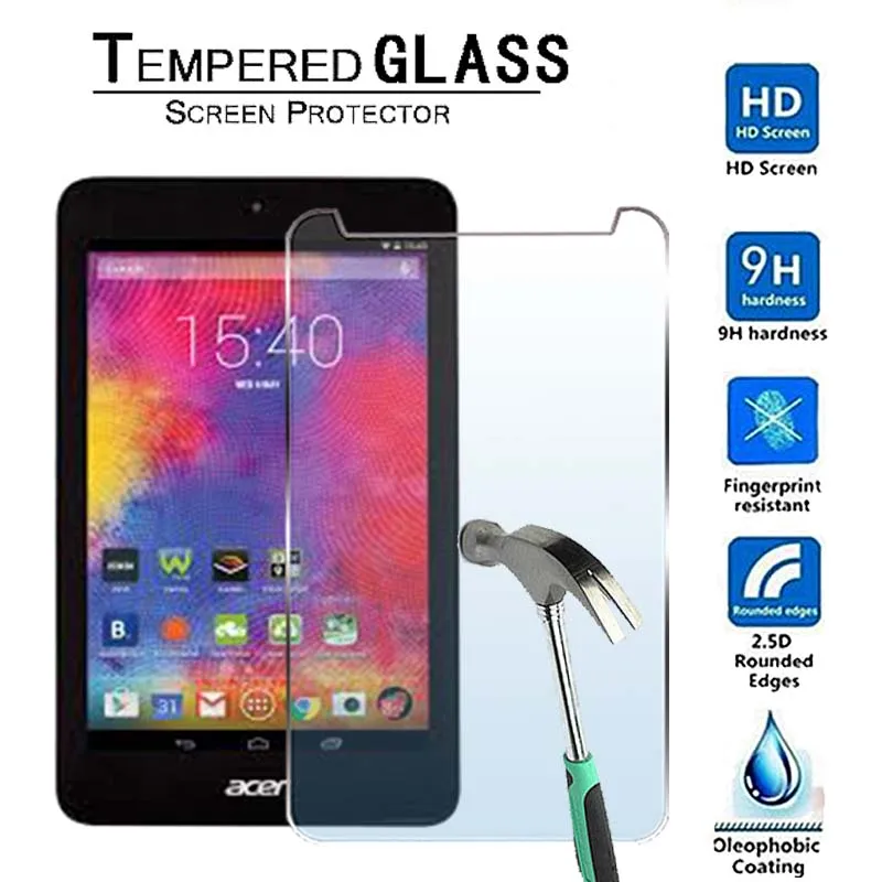 Tempered Glass Screen Protector For Acer Iconia One 7 B1-750 7 Inch Tablet 