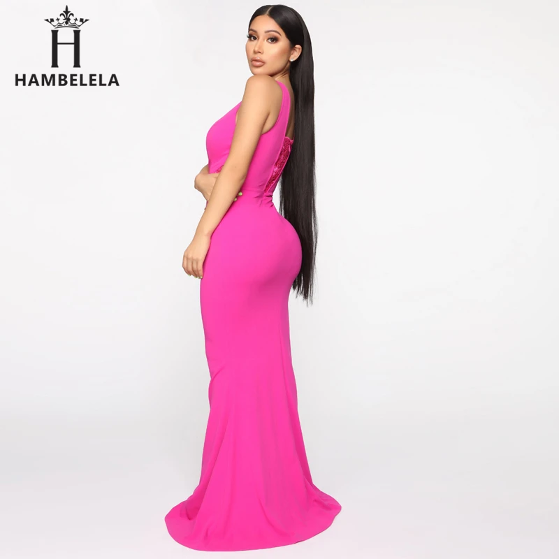 HAMBELELA Summer Rayon Bandage Dress 2020 New Arrival Mesh Insert Women Bandage Dress Elegant Party Night Club Bodycon Dress (1)