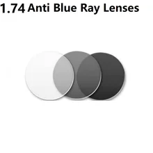 1,74 фотохромные серые очки против синего излучения, оптические линзы для близорукости, ультра-светильник, асферические брендовые линзы для солнцезащитных очков, Новинка