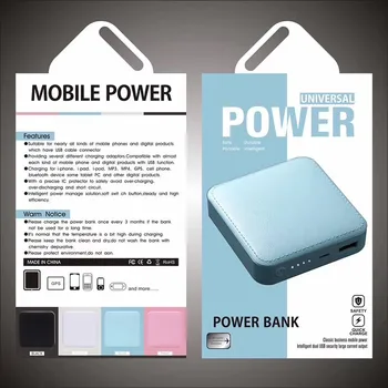 

Free shipping 10000mAh Mini Power Bank External Battery Charger Portable Little Gift USB 2A Powerbank