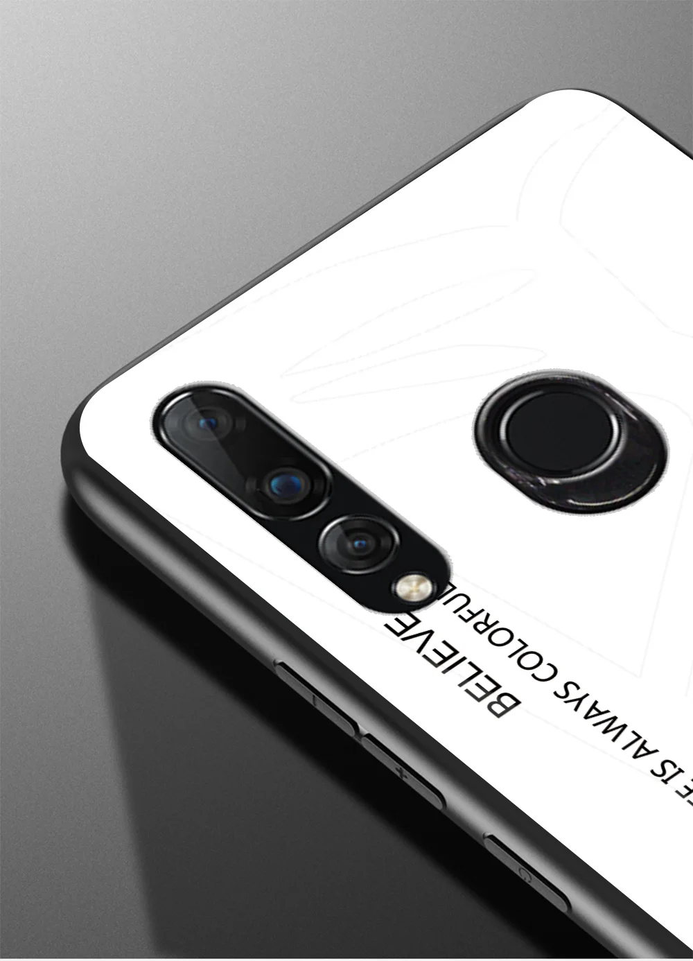 Модный градиентный Сменный стеклянный чехол для телефона huawei Y9 Prime STK-L21 полная защита Бампер для huawei P Smart Z задняя крышка