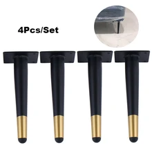 4 шт. мебель футов 20 см металлический конический стол диван шкаф ножки шкаф Кофе Чай барные стулья ноги с монтажными винтами