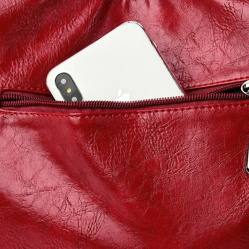 Высококачественная мягкая кожаная сумка с карманами, Повседневная сумка, женская сумка, женские сумки через плечо, Большая вместительная брендовая сумка