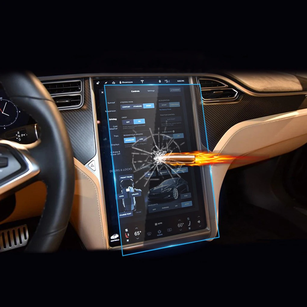 Замена для Tesla модель 3 1" центр управления Сенсорный экран прозрачная защитная пленка из закаленного стекла