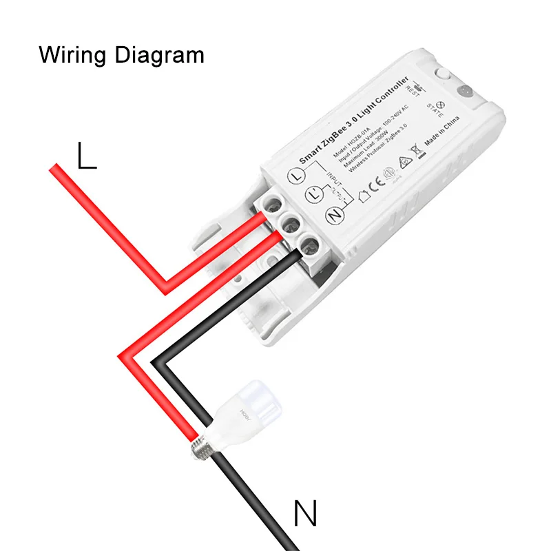ZigBee управление Лер переключатель беспроводной домашнее приложение управление светильник устройство мини умный модуль установка-свободный светильник переключатель