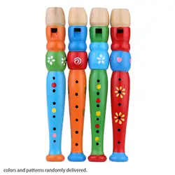 Деревянный пикколо Звук Музыкальный инструмент раннее образование игрушка подарок для ребенка ребенок