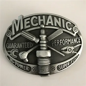 

1Pcs Fashion Men's Mechanic Tools Belt Buckle Fit 4cm Width Belt Hebillas Para Cinturon