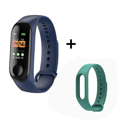 Смарт-часы с Bluetooth M3, пульсометр, кровяный монитор, умные часы, фитнес-трекер, для детей, мужчин, умный Браслет, android, iOS, умные часы - Цвет: 14