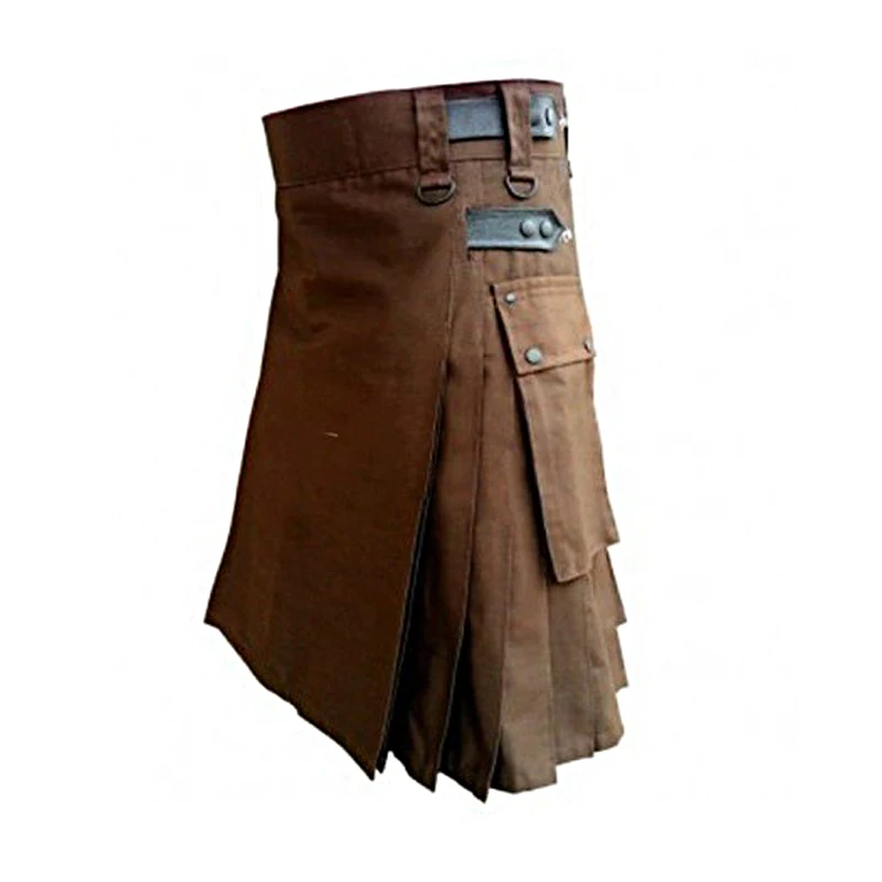 Мужские шорты винтажные юбки Kilt шотландская готическая юбка Кендо с карманами