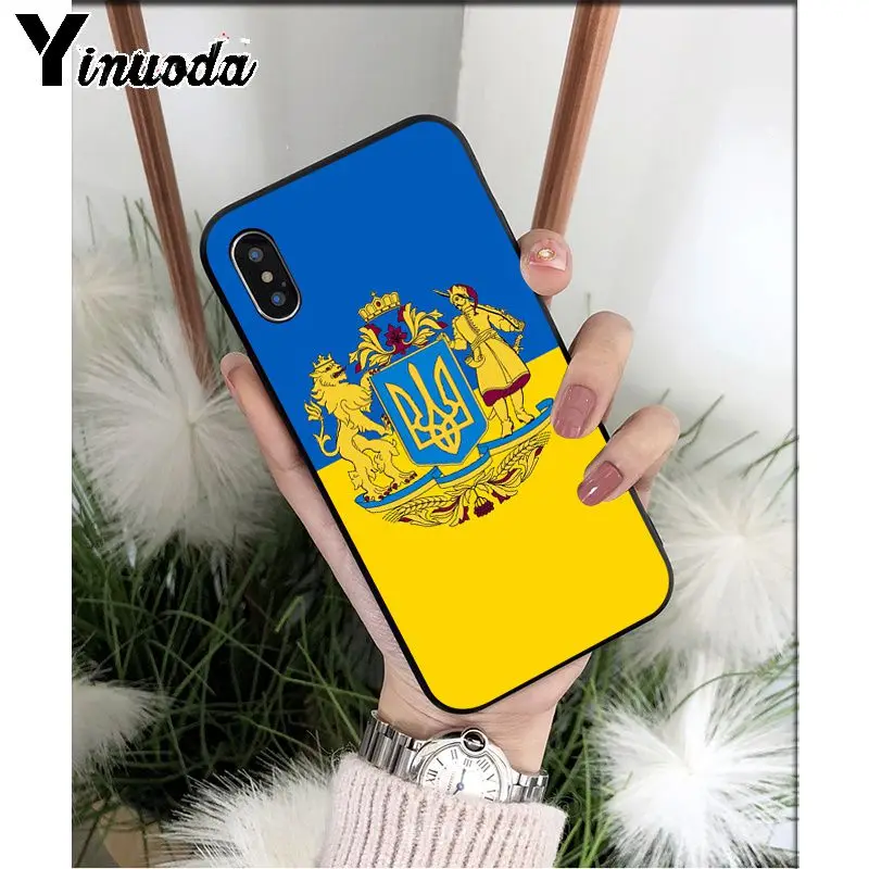 Yinuoda Ukraine Flag TPU Soft High Quality Phone Case for Apple iPhone 8 7 6 6S Plus X XS MAX 5 5S SE XR 11 11pro max Cover