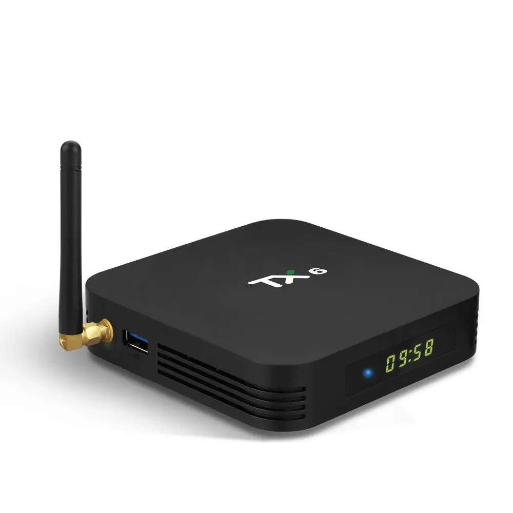 4K Android 9,0 tv Box TX6 4 Гб ram 32G 64 Гб 2,4G+ 5G Wifi Allwinner H6 quad core USD3.0 BT4.2 4K проигрыватель Google set top box TX6