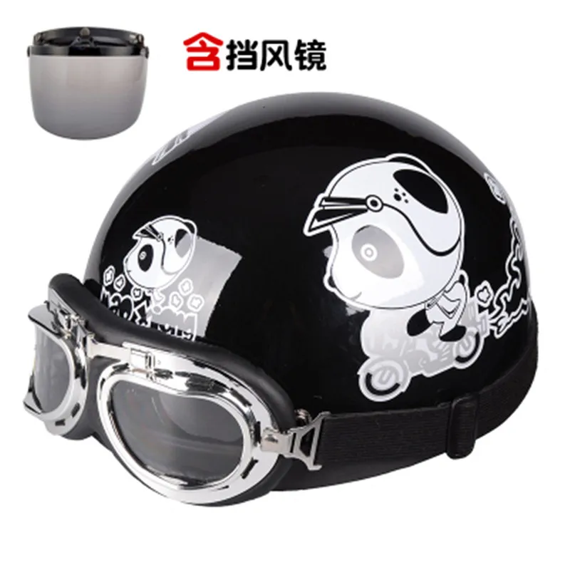 Capacete, Мото шлем мото rcycle шлем половина шлем Электрический мото rcycle анти-УФ милый кожаный шлем мото крест