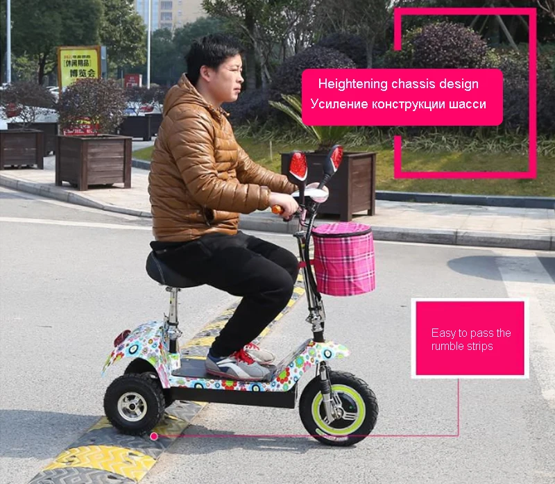 Электрический велосипед Открытый мини складной электрический велосипед ...