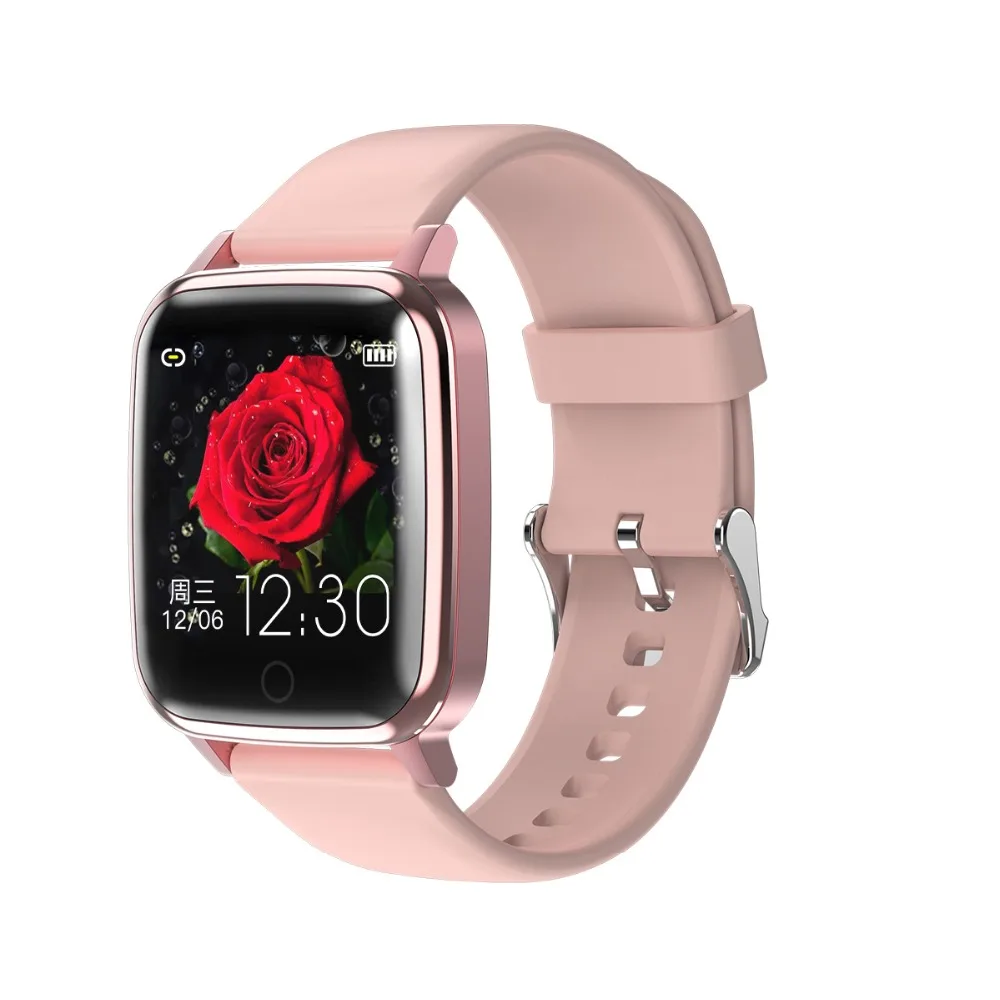 For Woman Man Blood Pressure Pulse Monitor Sport Wristband Clock New Year Gift Touch Health Bracelet Heart Rate Smartwatch 11.11