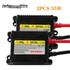 2Pcs Slim HID Ballast 55W Direct Direct Current 12V HID Xenon Ballast Replacement For H1 H3 H7 H8 H11 9005 9006 Xenon Bulbs 1