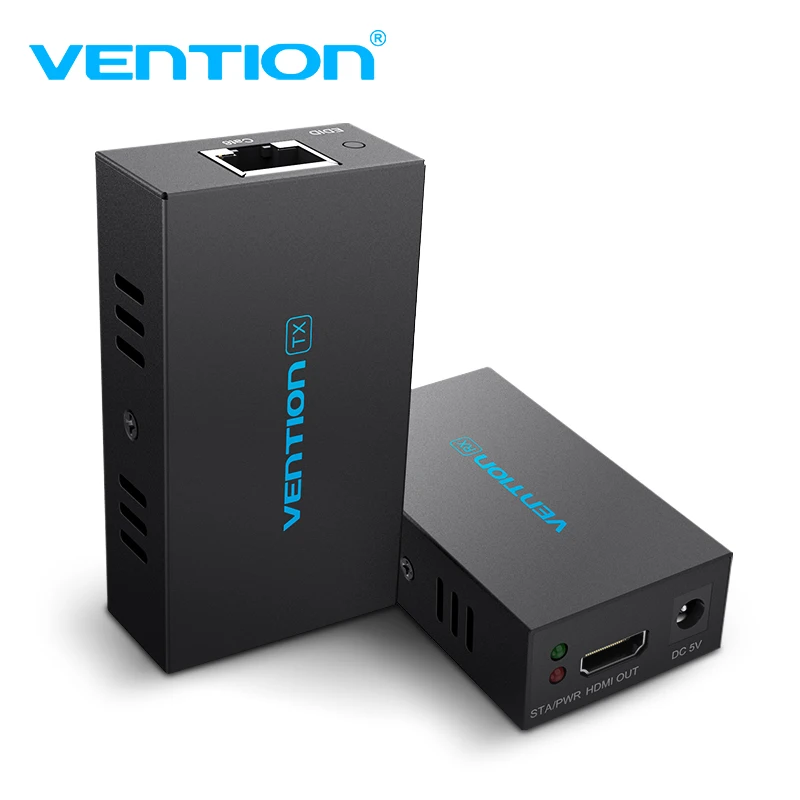 

Vention HD 4K 60M HDMI Extender Repeater Extension Cord Converter Over Cat5e Cat6/7 6a UTP RJ45 LAN Network Card Ethernet Cable