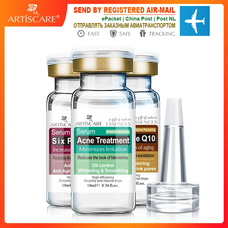 ARTISCARE анти-старение и лечение акне набор сывороток 3 шт. против морщин отбеливание