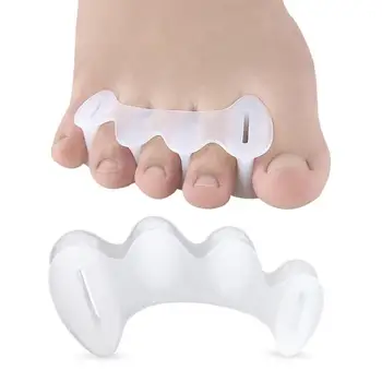 

Silicone Hallux Valgus Correction Bunion Protector Toe Separators Straightener Spreader Correctors Foot Care Tool 1pair