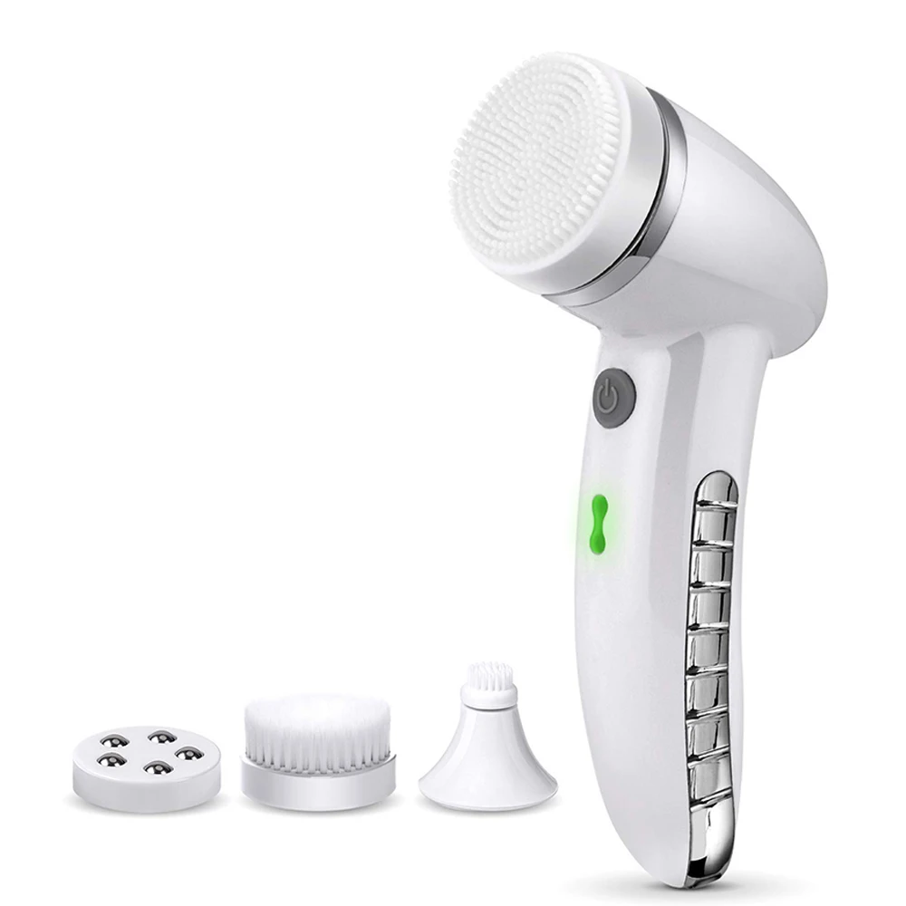 Щетка для очищения лица Sonic Vibration Mini очиститель силиконовая глубокая пор