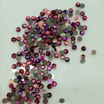 

200pcs/lo 4mm Natural Round Cabochon Red Shell Mother of Pearl shel Round Red MOP Pearl shell for Fake Nails