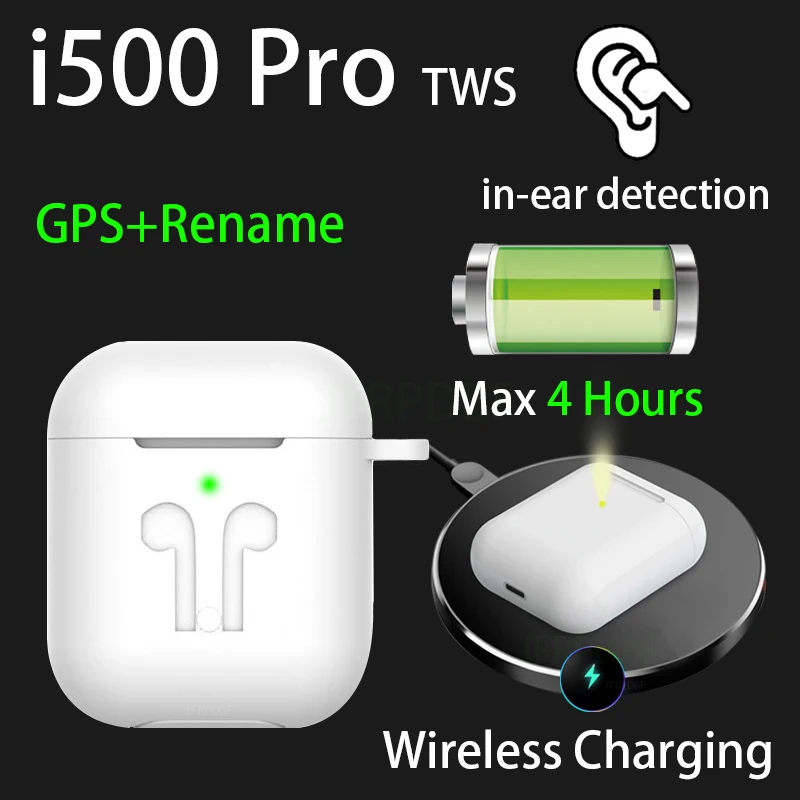 

Original i500 Pro TWS 1:1 In-ear Blutooth Earphone Mini Wireless Sport Headsets Headphones Stereo Earbuds elari PK Aire 2 3