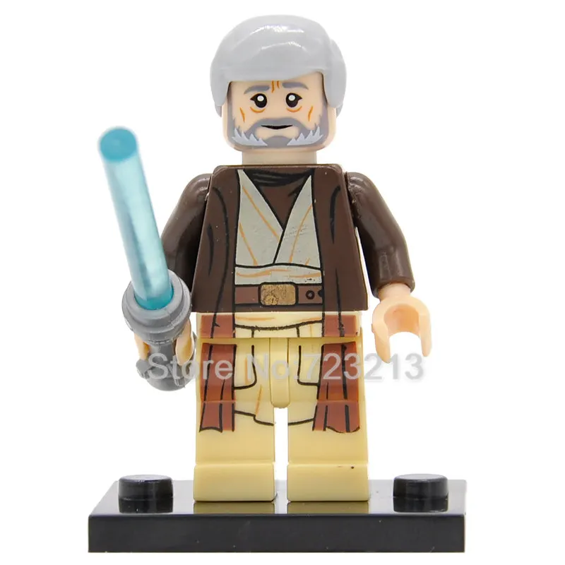 Одиночная Звездные войны Moff фигурка Дарт Вейдер мол Сидиус люк аайла секура Obi Wan Палпатин Дарт Сидиус строительные блоки игрушки - Цвет: Obi Wan