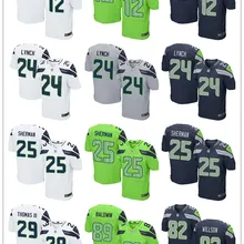 Сиэтл маршон Линч Рассел Вилсон Ришар Шерман Фан Эрл Томас III Даг Болдуин для молодежи Дети Джерси