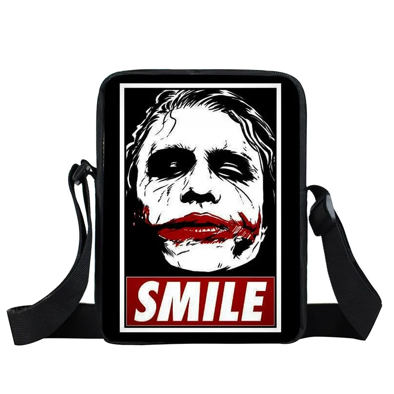 Joker Be kind мини-сумки-мессенджеры Joaquin Phoenix Женская и мужская сумка маленькая сумка на плечо Детская сумка для книг для мальчиков сумки для девочек