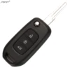 jingyuqing 3 Button Flip Folding Car key Shell fob for Renault XP Megan Key Case Replacement ► Photo 2/6