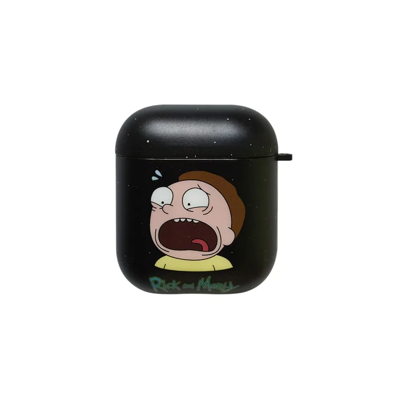Высокое качество IMD Рик Санчез и Морти Смит чехлы для наушников для Apple Airpods 1/2 Мягкий ТПУ силиконовый защитный чехол для наушников - Цвет: 1