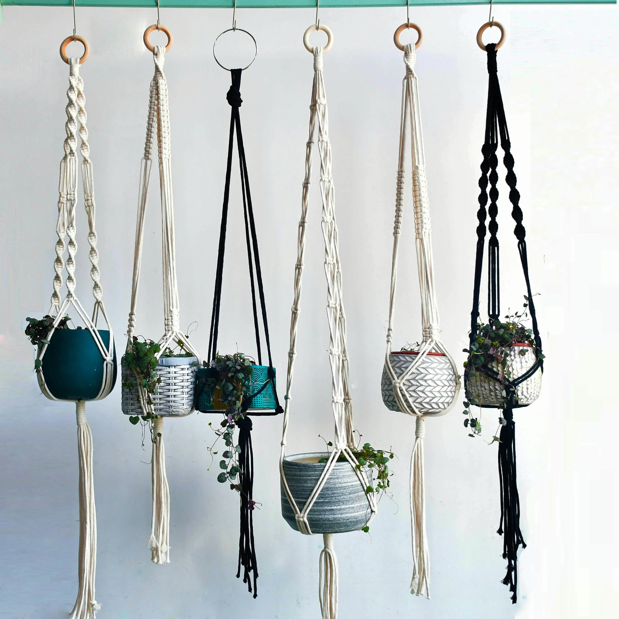New arrival  100% handmade macrame plant hanger pot holder hanger for pot macrame hanger for plant hanger for flowerpot