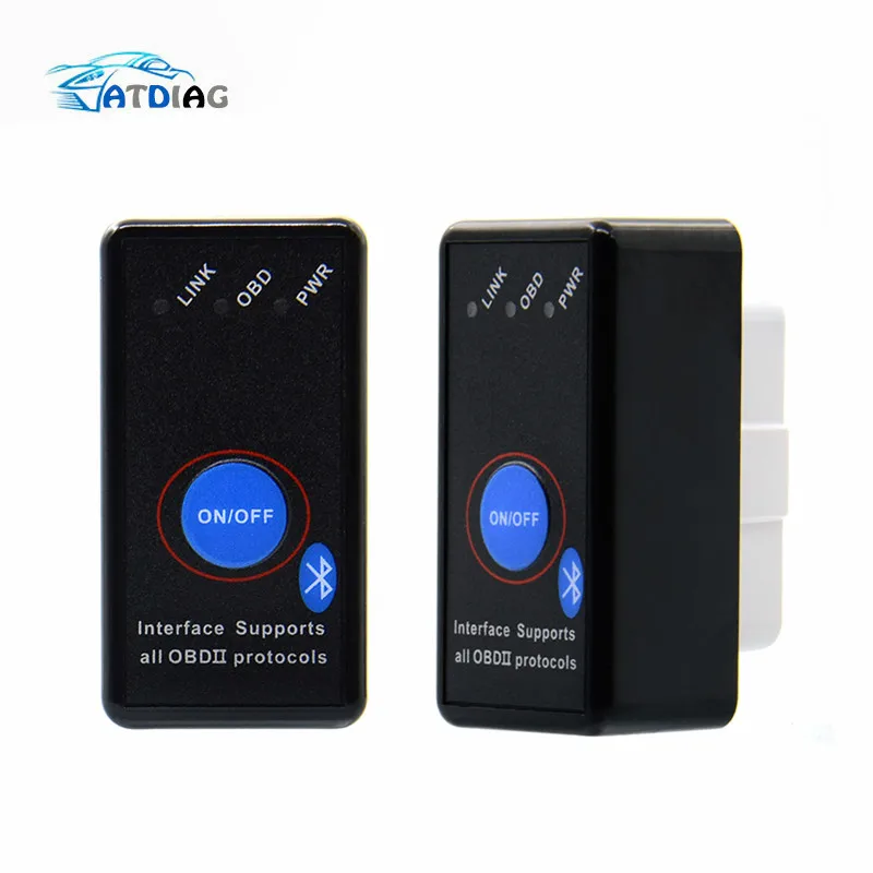 Bluetooth Elm327 V2.1 Obd2 Car Diagnostic Tool Elm327 Power Switch V2.1 Be/Ki Gomb Elm-327 Auto Szkenner Obdii Protokollokhoz