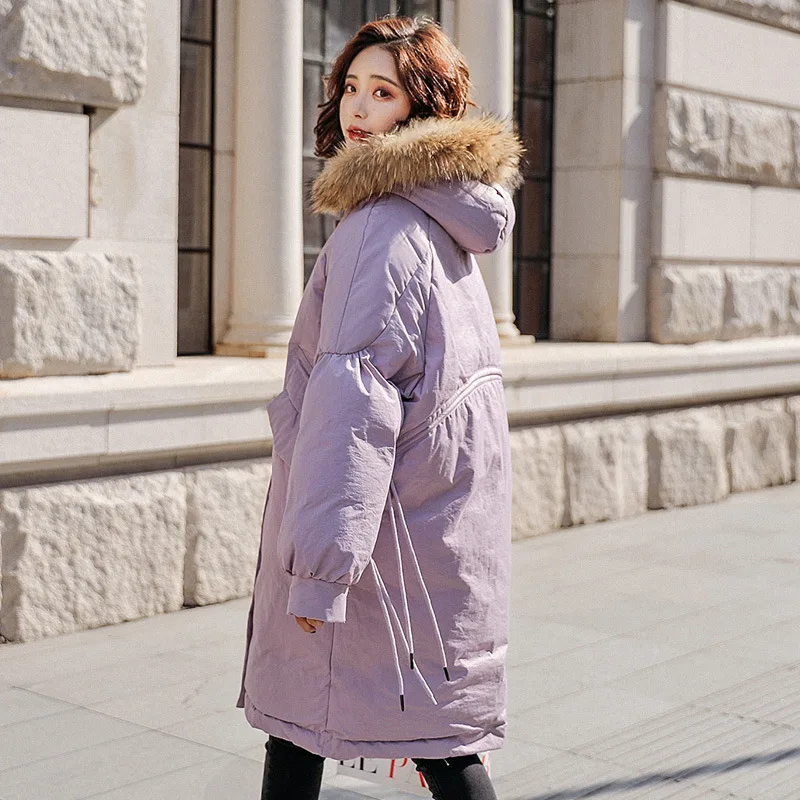 

2109 Autumn New Style Mid-length Loose-Fit Slimming Elegant Solid Color Versatile Cotton Coat WOMEN'S Dress-Style Coat